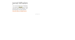 Desktop Screenshot of jaredwhalen.com