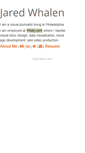 Mobile Screenshot of jaredwhalen.com